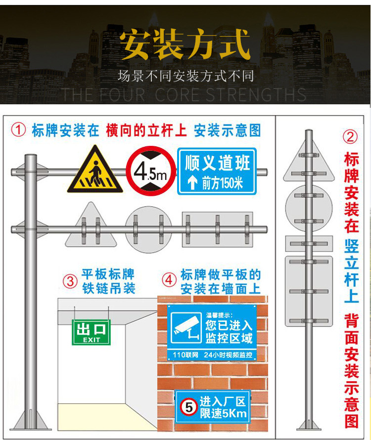 工廠直營 打造高辨識度的交通標識牌，護航道路交通安全